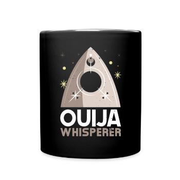 Ouija-Brett Paranormaler Geist Brett Halloween - Tasse einfarbig - Schwarz - Vorne