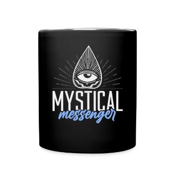 Ouija-Brett Paranormaler Geist Brett Halloween - Tasse einfarbig - Schwarz - Vorne