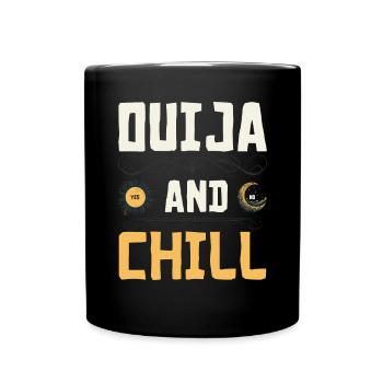 Ouija-Brett Paranormaler Geist Brett Halloween - Tasse einfarbig - Schwarz - Vorne