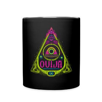 Ouija-Brett Paranormaler Geist Brett Halloween - Tasse einfarbig - Schwarz - Vorne