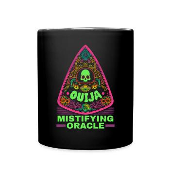 Ouija-Brett Paranormaler Geist Brett Halloween - Tasse einfarbig - Schwarz - Vorne