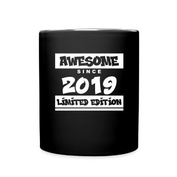 2019 - Jahrgang 2019 - Fantastisch seit 2019 - Tasse einfarbig - Schwarz - Vorne