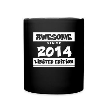 2014 - Vintage 2014 - Fantastic since 2014 - Full Colour Mug - black - Front