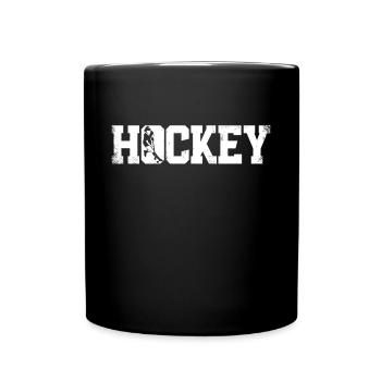 Field Hockey Hockey - Tasse einfarbig - Schwarz - Vorne