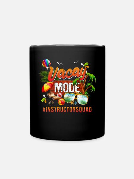 Groupe de vacances de l’instructeur #Instructorsquad - Mug uni - noir