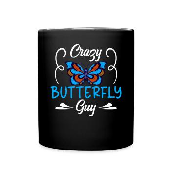 Cadeaux d’amoureux des papillons - Mug uni - noir - Devant