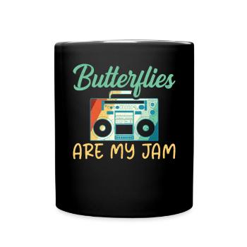 Cadeaux d’amoureux des papillons - Mug uni - noir - Devant