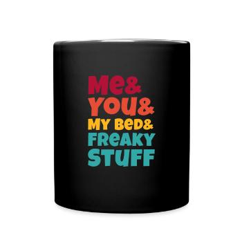 Sadomaso BDSM Femdom SM Sado Maso Gift - Full Colour Mug - black - Front