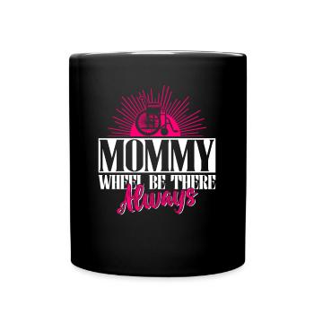 Wheelchair Wheelchair Disability Funny - Full Colour Mug - black - Front