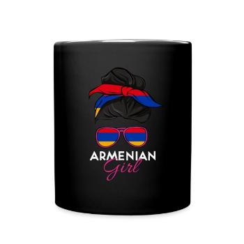 Armenian girl - Full Colour Mug - black - Front