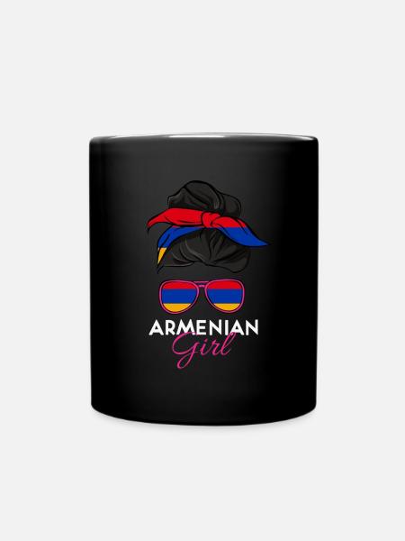 Fille arménienne - Mug uni - noir