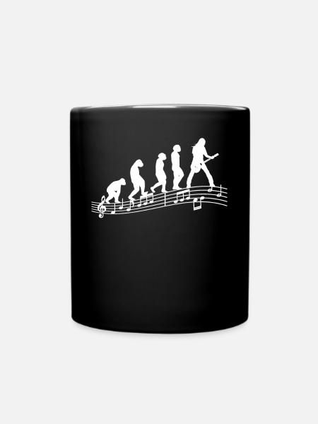 Guitaristes Guitares électriques Guitare acoustique Evolution - Mug uni - noir