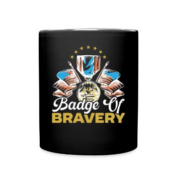 Ancien combattant handicapé militaire soldat de l’armée des États-Unis - Mug uni - noir - Devant