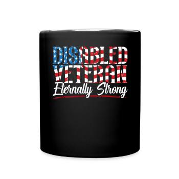 Invalide Veteran Military Soldier Army USA - Tasse einfarbig - Schwarz - Vorne