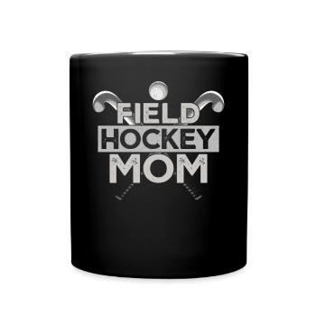 Hockey sur gazon Maman Hockey sur gazon Maman - Mug uni - noir - Devant