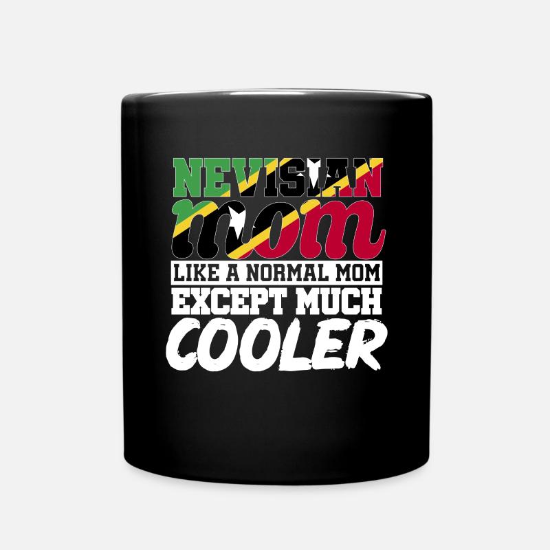 St. Kitts und Nevis Flagge - Tasse einfarbig - Schwarz