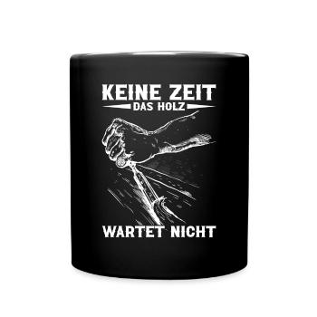 Tischler Ausbildung Schreinerei Schreinermeister - Tasse einfarbig - Schwarz - Vorne