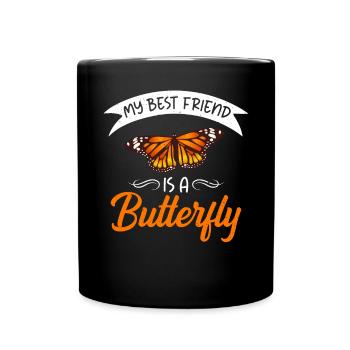 Cadeaux d’amoureux des papillons - Mug uni - noir - Devant