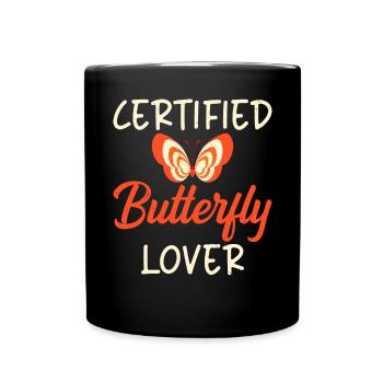 Cadeaux d’amoureux des papillons - Mug uni - noir - Devant