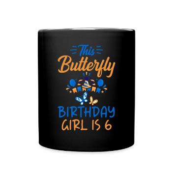 Butterfly Lover Gifts - Full Colour Mug - black - Front