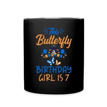 Butterfly Lover Gifts - Full Colour Mug - black - Front