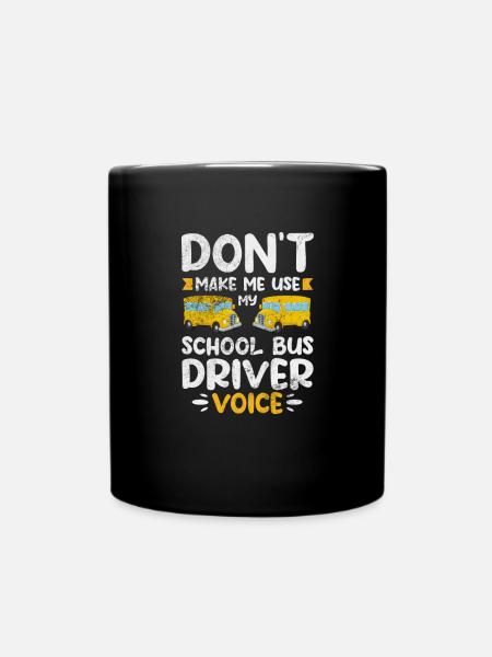 Busfahrer - Tasse einfarbig - Schwarz