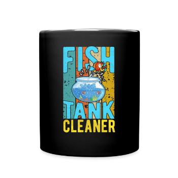 Nettoyeur d’aquarium Aquariist Fish Lover Aquarium - Mug uni - noir - Devant