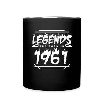 1961 - Year 1961 - Year 1961 - Full Colour Mug - black - Front