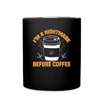Ich Mag Kaffee Geschenkideen Kaffeeliebhaber - Tasse einfarbig - Schwarz - Vorne