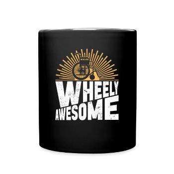 Wheelchair Wheelchair Disability Funny - Full Colour Mug - black - Front
