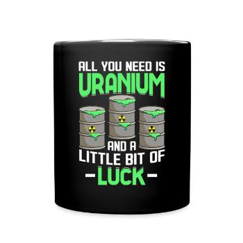 Funny Nuclear Power Plant Engineer - Full Colour Mug - black - Front