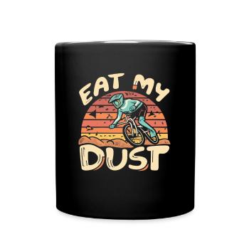 VTT Descente Mange ma soif - Mug uni - noir - Devant