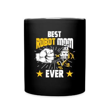 Robotique Passionnée Mère Femmes Meilleur Robot Maman Ev - Mug uni - noir - Devant