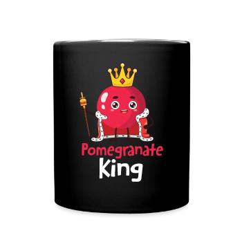 Pomegranate Food Christmas - Full Colour Mug - black - Front