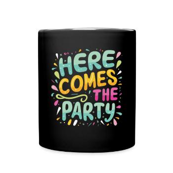 Voici l’enterrement de vie de jeune fille - Mug uni - noir - Devant