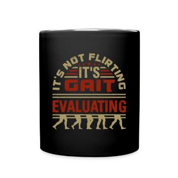 PT Physiotherapie Physiotherapeutin Job - Tasse einfarbig - Schwarz - Vorne
