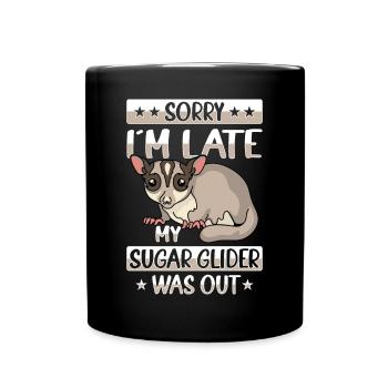 Australia Marsupial Wildlife Animal Lover Sugar - Full Colour Mug - black - Front