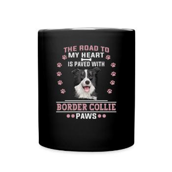 Dogs Saying Border Collie Design for - Full Colour Mug - black - Front