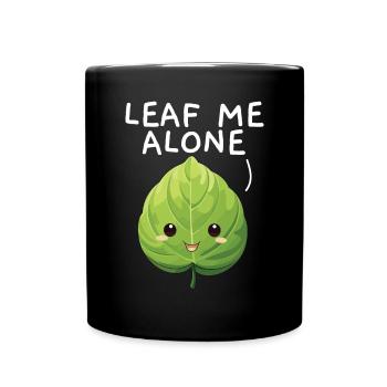 Leaf Peeping Autumn Leaf Peeper Fall Foliage - Full Colour Mug - black - Front