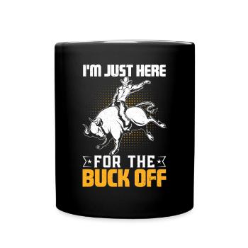 Bull Rider Bull Riding Cowboy - Full Colour Mug - black - Front