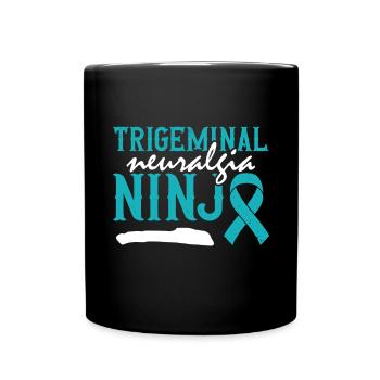 Trigeminusneuralgie Ninja - Monat Des - Tasse einfarbig - Schwarz - Vorne