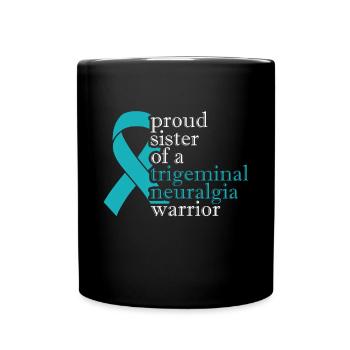 Proud sister of a - Full Colour Mug - black - Front