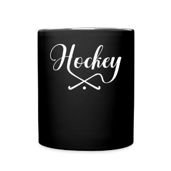 Field Hockey Hockey - Tasse einfarbig - Schwarz - Vorne