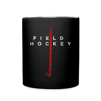 Field Hockey Field Hockey - Full Colour Mug - black - Front