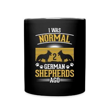 Cadeau de berger allemand - Mug uni - noir - Devant