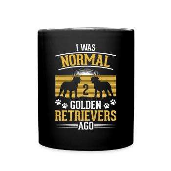 Golden Retriever Owner Gift - Full Colour Mug - black - Front