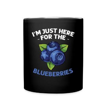 Blauberren Blauberre Geschenk - Tasse einfarbig - Schwarz - Vorne