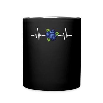 Blauberren Blauberre Geschenk - Tasse einfarbig - Schwarz - Vorne