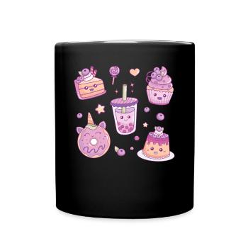 Blauberren Blauberre Geschenk - Tasse einfarbig - Schwarz - Vorne
