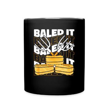 Baled It Agriculture Agriculteur biologique Agriculteur - Mug uni - noir - Devant